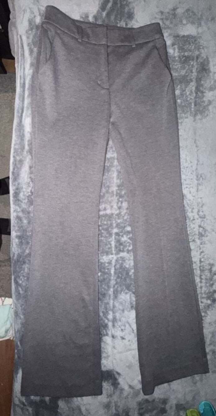 Simply Vera Vera Wang Women's Size 4 Gray Flare Dress Pants